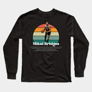 Mikal Bridges Vintage V1 Long Sleeve T-Shirt